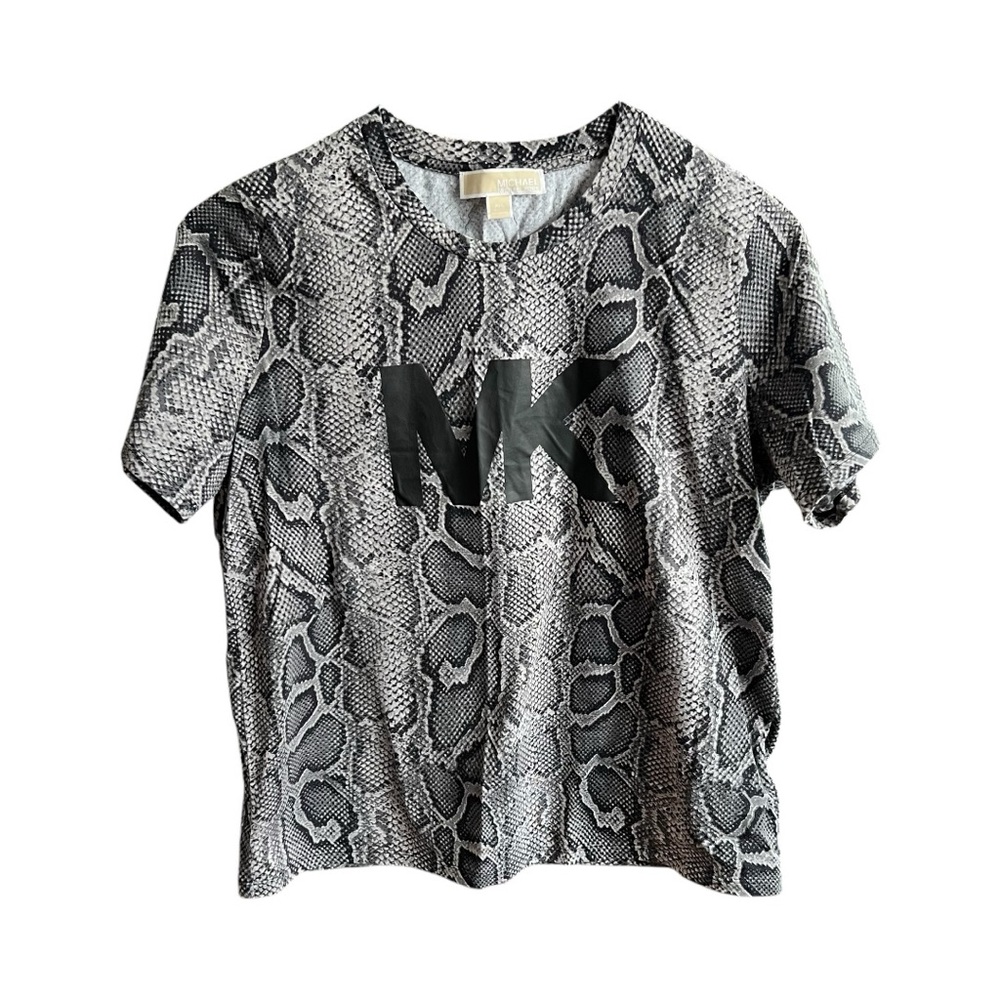 Michael Kors women’s Gray Patterned T-Shirt